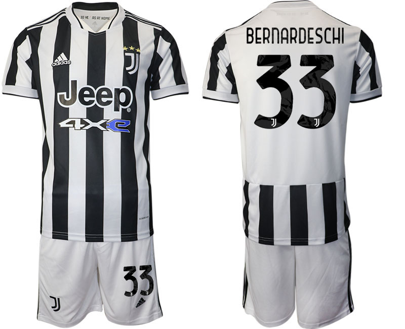 Men 2021-2022 Club Juventus home white #33 Adidas Soccer Jerseys->juventus jersey->Soccer Club Jersey